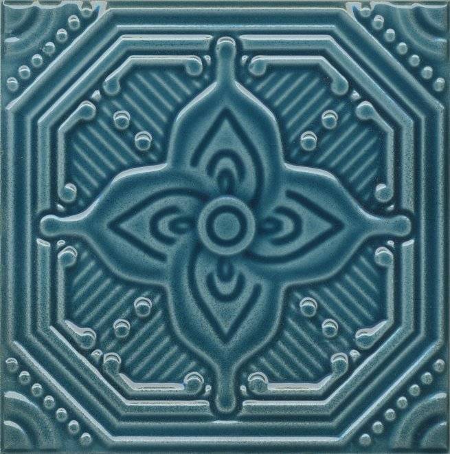 Декор Kerama Marazzi Салинас SSA002 синий 15x15