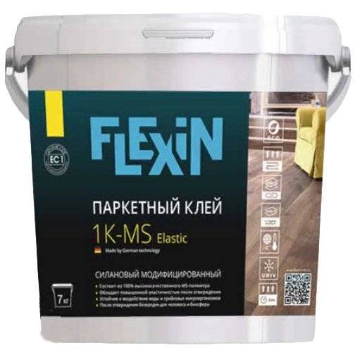 Клей для паркета силановый однокомпонентный Flexin MS-Elastic 1k-ms (7 кг)