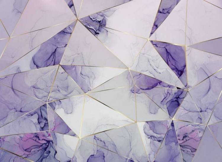 3D Фотообои Artegrafico «Лавандовые грани» BL-045 канвас