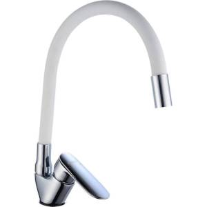 Смеситель для кухни BOOU B8274-10F-E306A хром, белый