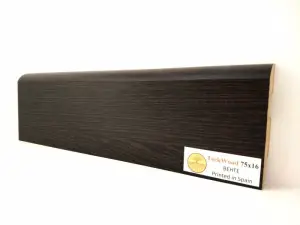 Плинтус МДФ TeckWood цветной Венге (Wenge) 2150х75х16