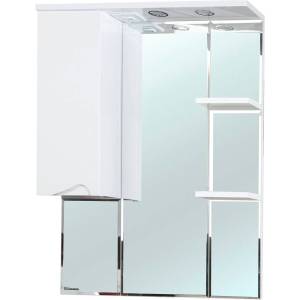 Зеркало Bellezza Эйфория 80 L белое, с подсветкой