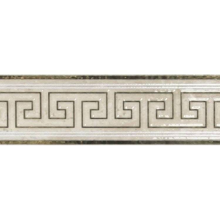 Бордюр Ape Ceramica Travertino A036730 Cenefa Sabba Matt Gold 8x25