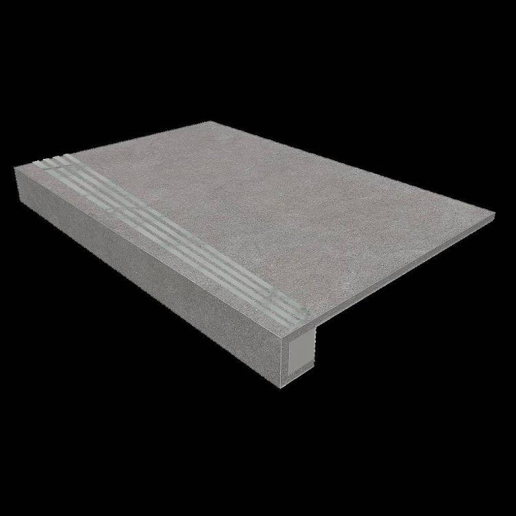Ступень Estima Terra 36837 Серый 33x120 + Подступенок (14.5x120)