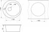 Мойка кухонная EMAR Quartz EMQ-1475.C Антрацит фото 2