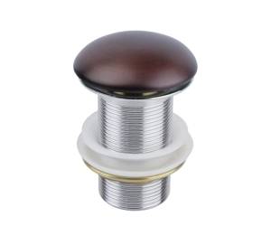 Донный клапан Bronze de Luxe 1001MB медь, без перелива, керамическая крышка