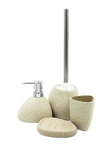 Набор аксессуаров для ванной Bath Plus Sabbia W-CE2344BA-SET4 бежевый