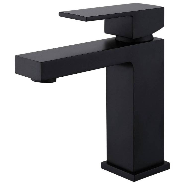 Смеситель для раковины Abber Daheim AF8210B Черный Матовый