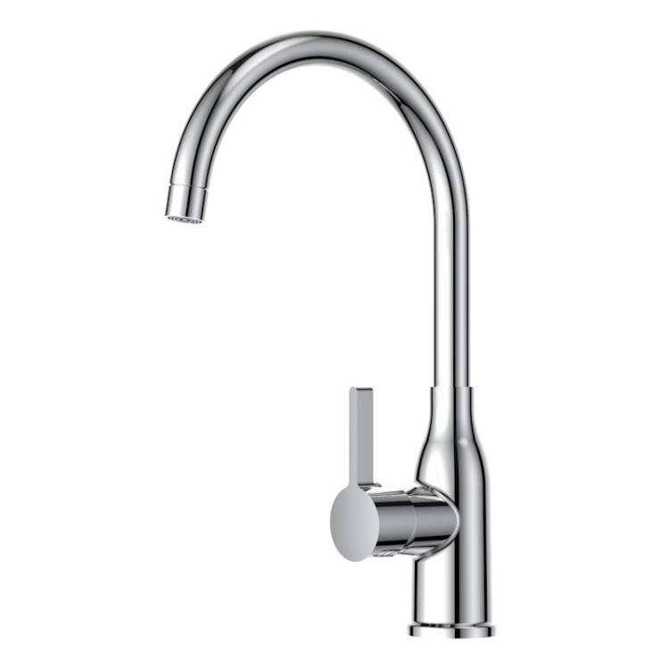 Смеситель для кухни Voda K16 высокий, сатин