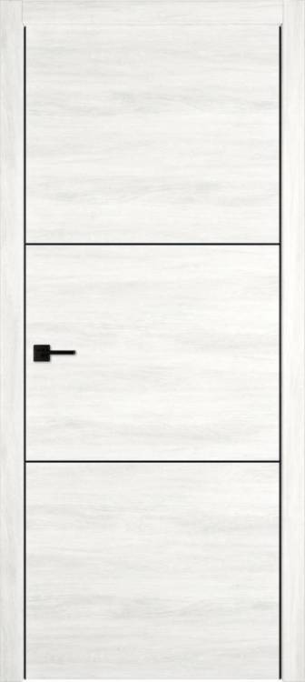 Межкомнатная дверь Владимирская Фабрика Дверей Urban 2 Nord Vellum Black Mould BE 900x2000