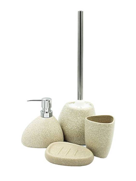 Набор аксессуаров для ванной Bath Plus Sabbia W-CE2344BA-SET4 бежевый