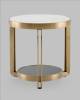 Стол журнальный Stool Group Калисто EET-316-BRCG white/black светлая и темная керамика 55x55x55 фото 3