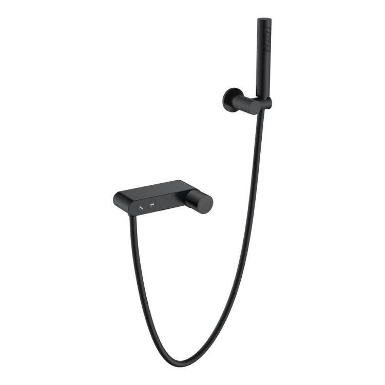 Смеситель для ванны Boheme Stick 123-BB.2 Black Touch Black