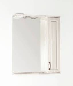 Зеркало-шкаф Style Line Олеандр-2 650/С рельеф пастель