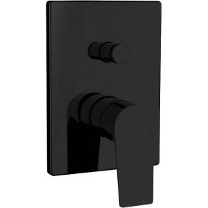 Смеситель для ванны Aquanet Static AF330-51B с внутренней частью, черный