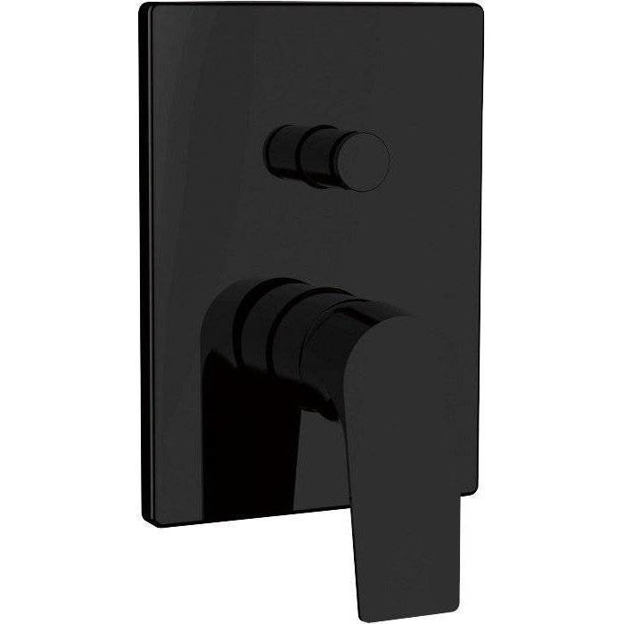 Смеситель для ванны Aquanet Static AF330-51B с внутренней частью, черный