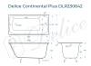 Чугунная ванна Delice Continental Plus DLR230642 100х70 фото 8