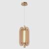 Светильник подвесной Crystal Lux Amarillo SP18W LED Brass