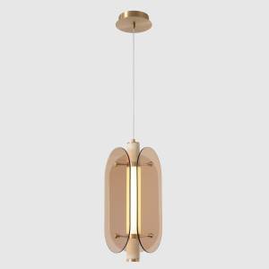 Светильник подвесной Crystal Lux Amarillo SP18W LED Brass