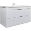 Тумба с раковиной Uperwood Modul 393020552 подвесная, матовая, белая, 100 см фото 2