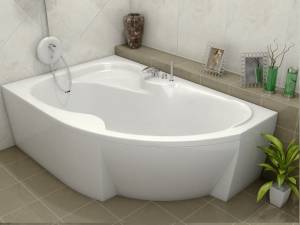 Акриловая ванна Vayer Azalia L Гл000006728 без каркаса, 170x105