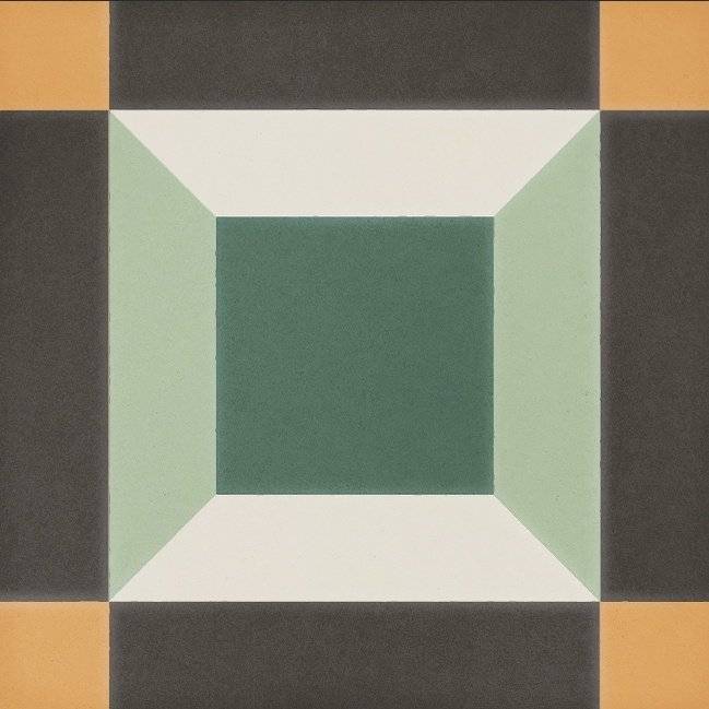 Керамогранит Dna Tiles Sync 125641 Cube Green 15x15