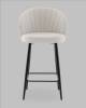 Стул полубарный Stool Group Ханнингем vd-hanningem-pf-silver жемчужный, велюр фото 3