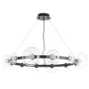 Люстра Crystal Lux BOSQUE SP12 BLACK/TRANSPARENT фото 3