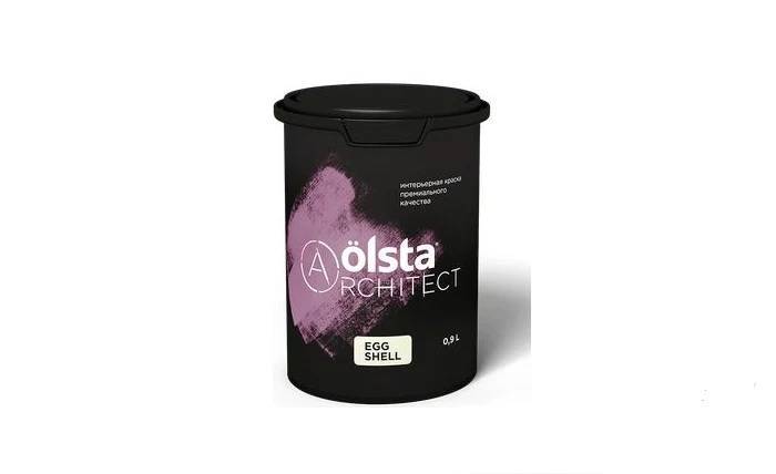 Краска интерьерная Olsta Architect Egg Shell база A полуматовая 9 л
