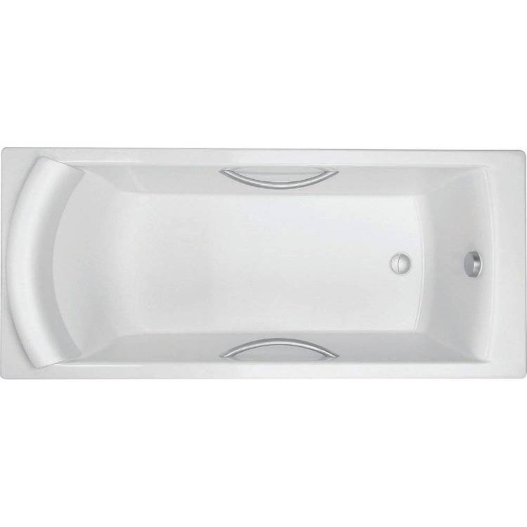 Чугунная ванна Jacob Delafon Biove 170x75 с ручками