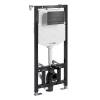 Система инсталляции для унитазов Wasserkraft New Aller 10TLT.010.ME.MB04 клавиша черный матовый
