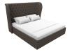 Интерьерная кровать Лига Диванов Далия 123077 коричневый 180x200 фото 4