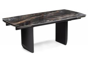 Стол Woodville Маре 588045 neodom titanium lawa nero, черный 200(260)x100x77