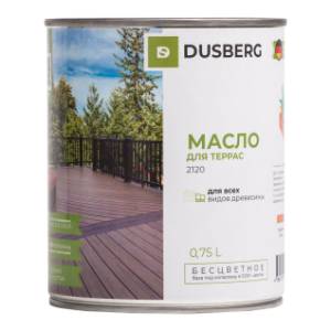 Масло для террас Dusberg бесцветный 2120 0.75 л