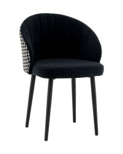 Стул Stool Group Пасаденика TG-pasadenika-frm999Gl черный, спинка гусиная лапка, велюр
