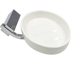 Мыльница Bath Plus Terra C-51095 хром, белый