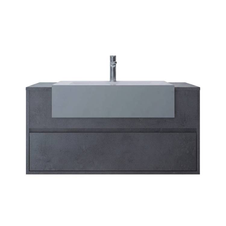 Тумба с раковиной Black&White U903.1000-1 903U10001 51.2x100x55 Серый