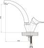 Смеситель для раковины GPD Florus MTL170 фото 8
