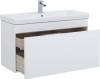 Тумба с раковиной Aquanet София 105 212588 белый, 624x1055x460 фото 2