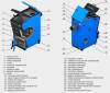 Твердотопливный напольный котел отопления, одноконтурный ZOTA Carbon 50 фото 6