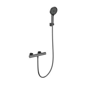 Смеситель для душа Wonzon & Woghand WW-B3013-A-BGG термостатический, темный графит