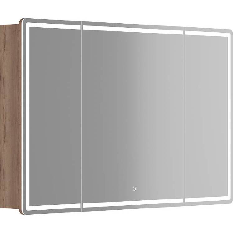 Зеркало-шкаф Sancos Mirror MI120EG 119x74, дуб галифакс натуральный