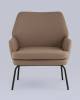 Кресло Stool Group Харви QH-8312K XC309-16 brown капучино, экокожа фото 4