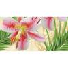Декор Belleza Lily В многоцветный стеклянный 25x50