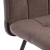 Стул Tetchair Medeo 25047 коричневый, велюр фото 7