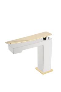 Смеситель для раковины Boheme Q 141-WG.2 Whitegold