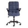 Кресло компьютерное Tetchair Lugano 21801 темно-синий, ткань teddy фото 6