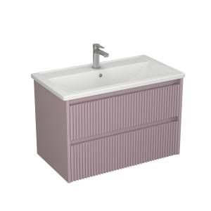 Тумба с раковиной Veneciana Alterno 80 58050 пудровый матовый