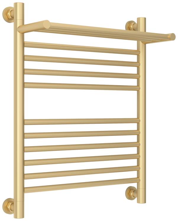 Полотенцесушитель водяной Сунержа Богема+ 022-0223-6050 с 1 полкой, Матовая шампань, 60x50