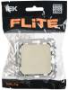 Выключатель 1-клавишный IEK Flite FI-V10-0-10-1-K86 сливочный фото 7
